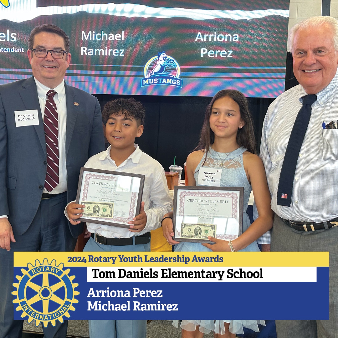 With a full house watching, the Kerrville Noon Rotary Club presented its 16 outstanding fifth graders for 2024. 